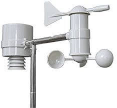 Figure 1 A picture of a ‘Ambient Weather Wireless Home Weather Station Sensor Array for WS-2080’ installed to deliver concise weather updates.
