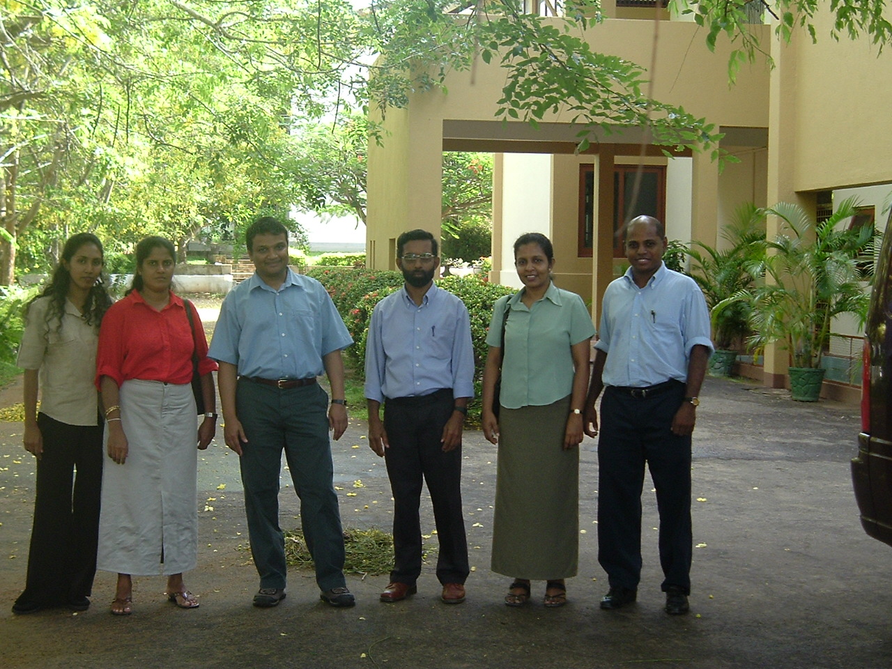 A project meeting at Tea Research Institute, Ratnapura.