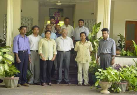 A project meeting at Tea Research Institute, Ratnapura. 